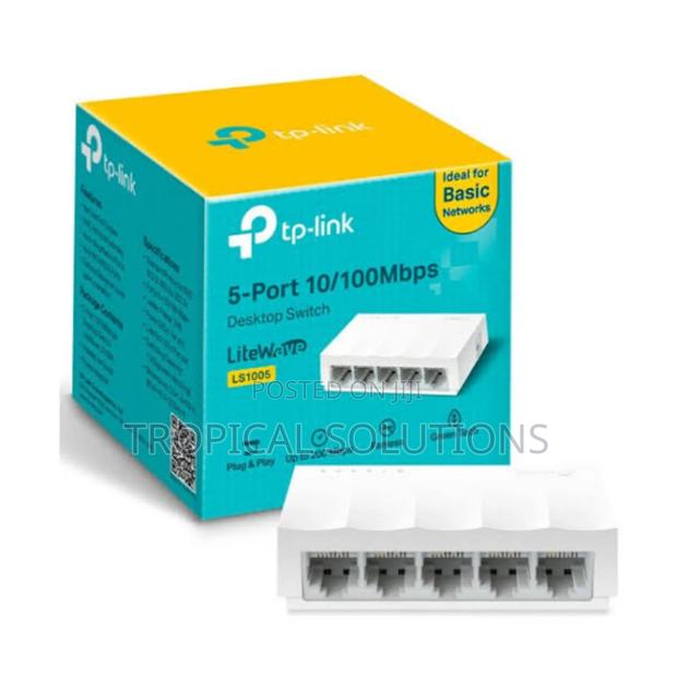 Tp-Link 5 Port 10/100mbps Desktop Switch Tl-Ls1005 - thumbnail 3
