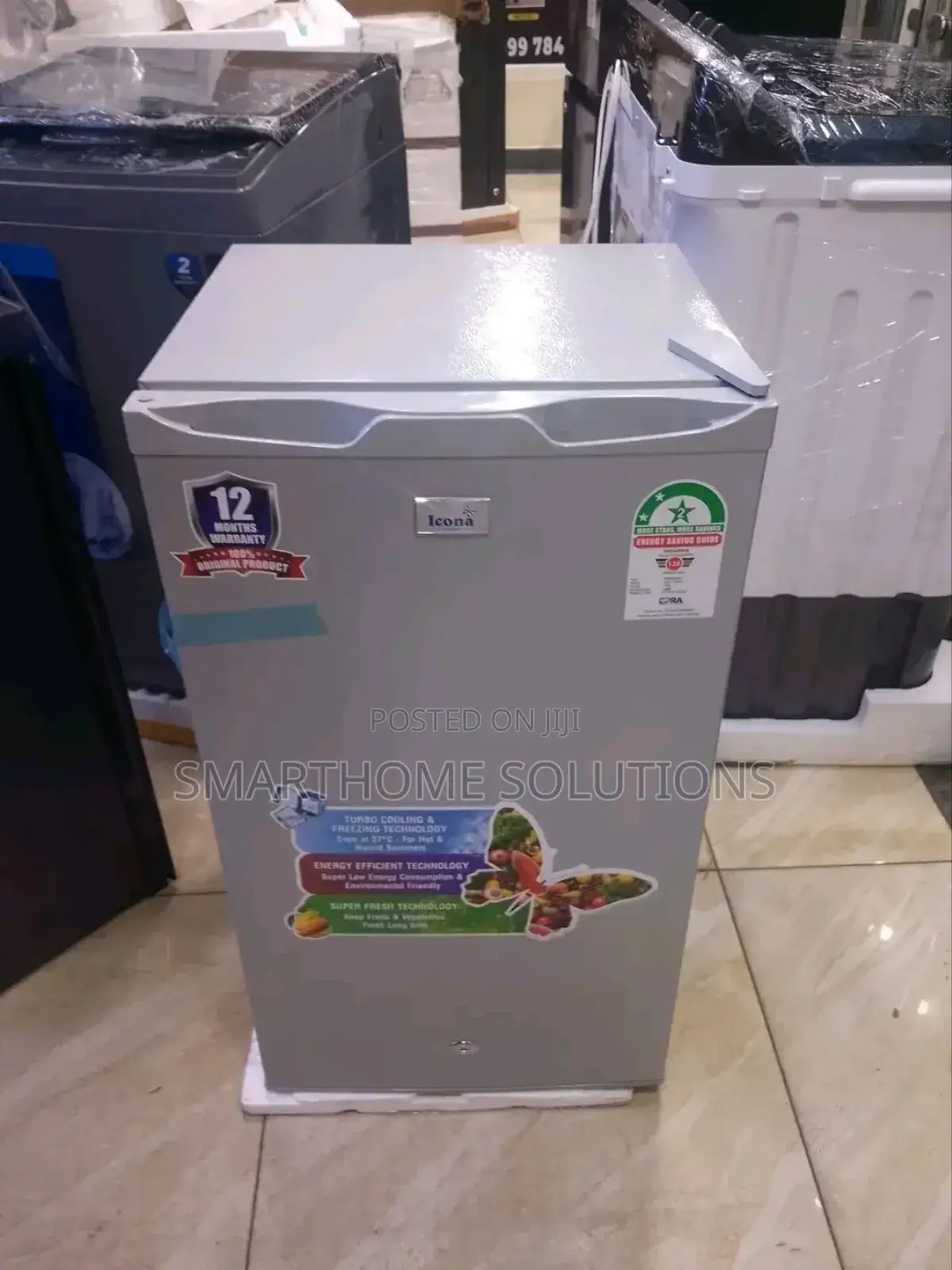 Efficient Stylish: Icona 90l Single Door Refrigerator