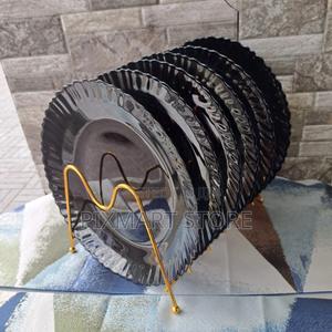 Black Opal 10.5" Dinner Plates – Set of 6 Ceramic - thumbnail 2