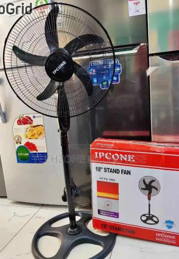 Ipcone Ht-Fs180218′′ Standing Fan With Adjustable Height - main view