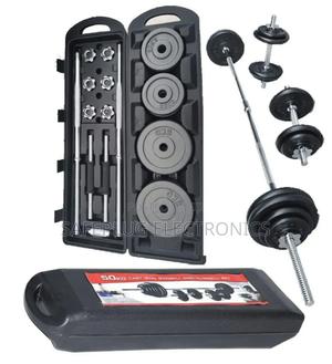 York 50kg Barbell Dumbbell Set – Full Body Workout - thumbnail 2