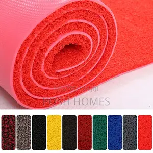 Red PVC Spaghetti Coil Mat