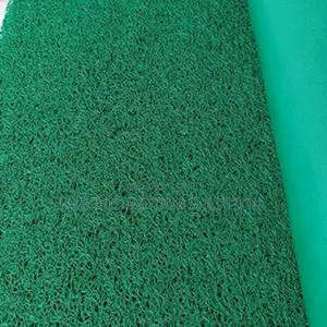 Heavy-Duty Green PVC Coil Mat,1.2m Wide | for Busy Entrances