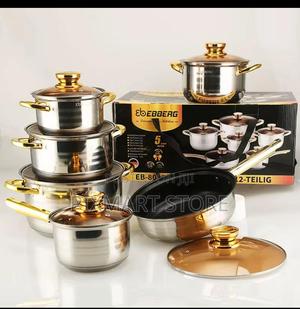 12pcs Ebberng Cookware Set – Durable Non-Stick - thumbnail 2
