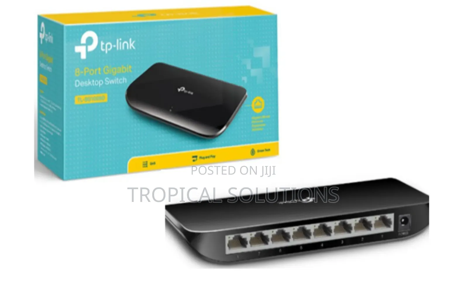 Tp-Link 8 Port 10/1000mbps Gigabit Desktop Switch Tl-Sg1008d