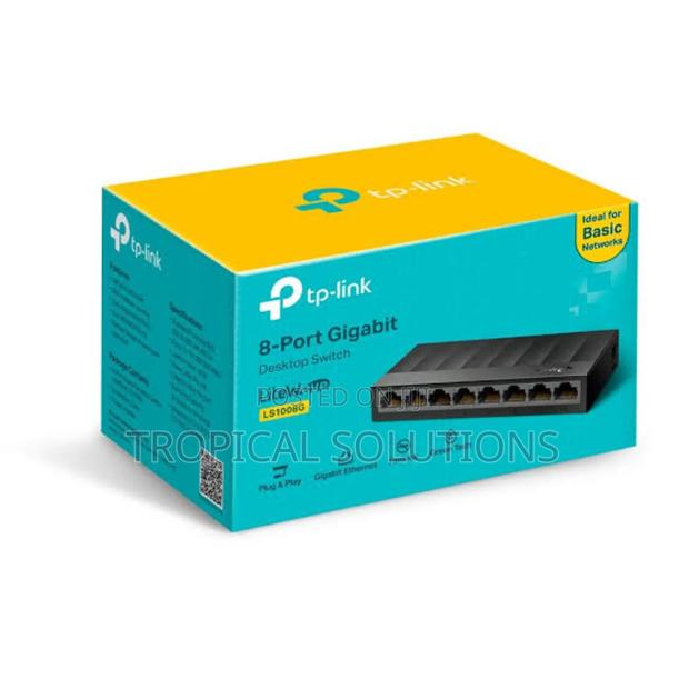 Tp-Link 8port 10/1000mbps Gigabit Desktop Switch Ls1008g - thumbnail 2