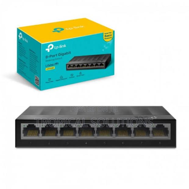 Tp-Link 8port 10/1000mbps Gigabit Desktop Switch Ls1008g - thumbnail 3