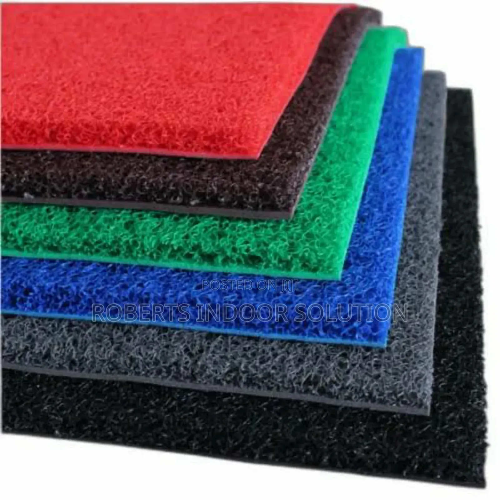 Red PVC Spaghetti Coil Mat – 1.2m Wide | Bold, Durable