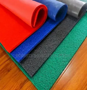 Red PVC Spaghetti Coil Mat – 1.2m Wide | Bold, Durable