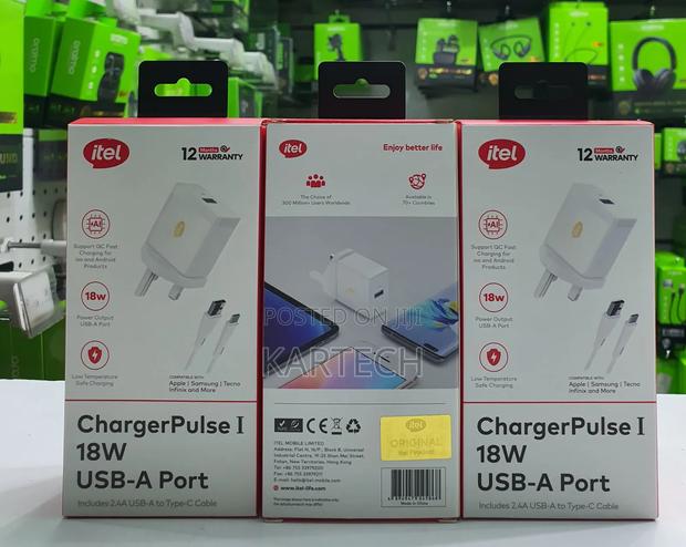Itel Charger Pulse 1 Icw-183uc 18w Type C Charger - thumbnail 2