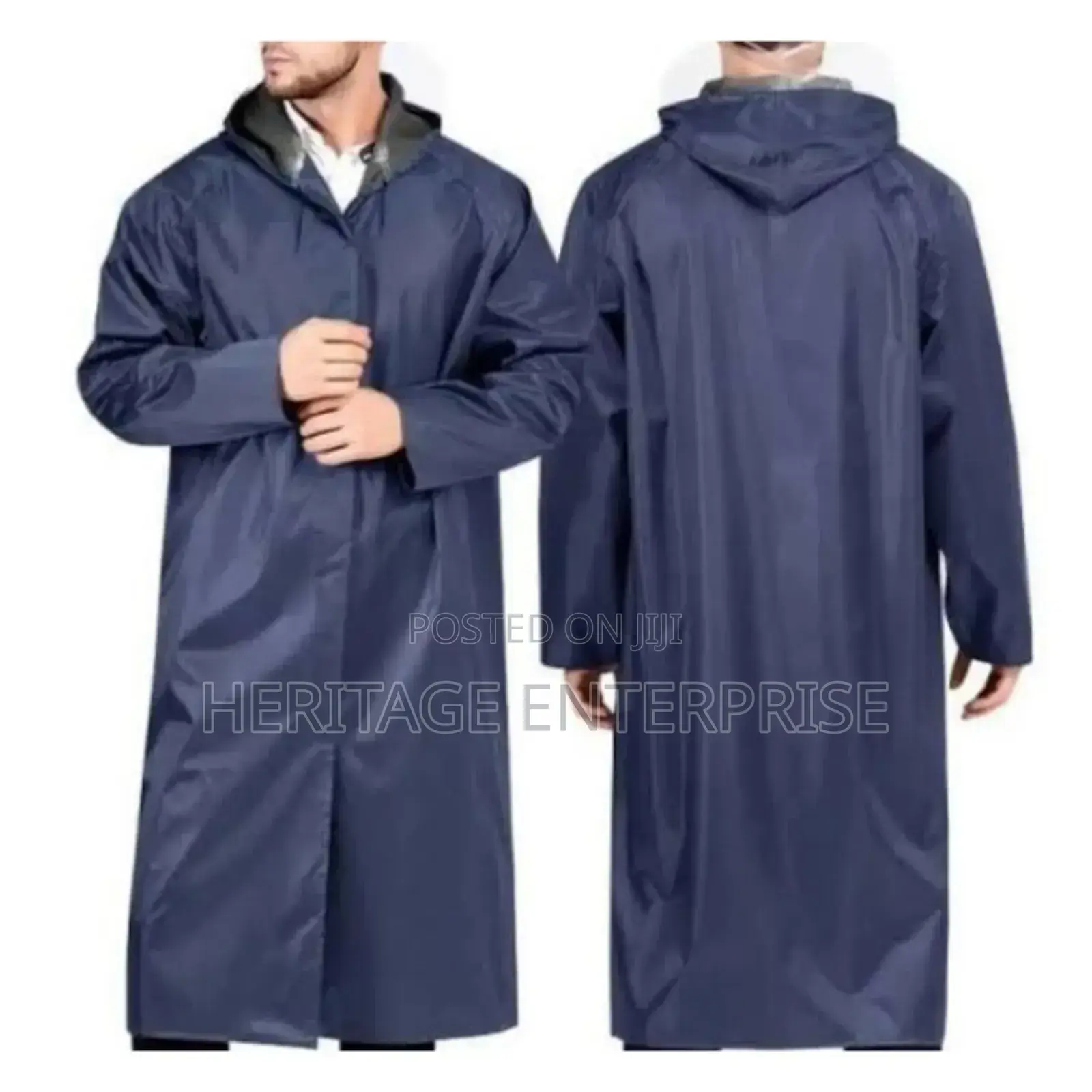 Unisex Heavy Duty Rain Coat With Lining