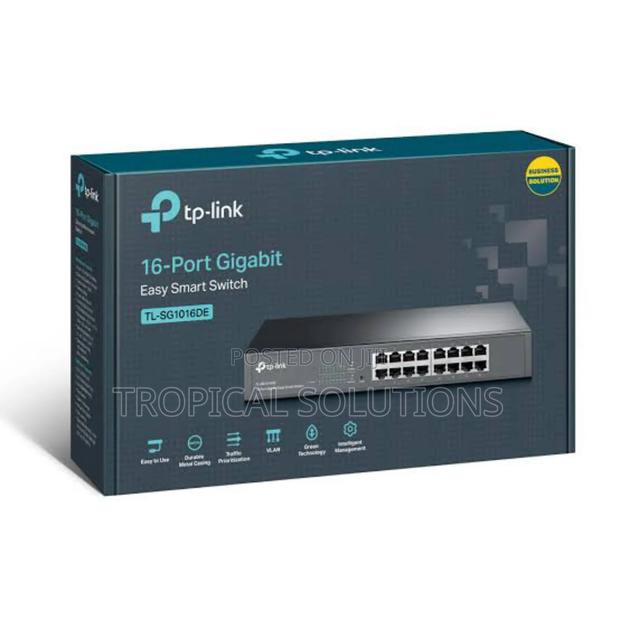 Tp-Link 16port 10/1000mbps Gigabit Switch Tl-Sg1016de