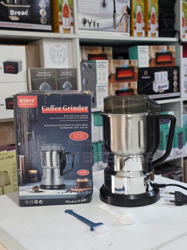 Stainless Electric Coffee Grinder* - main view