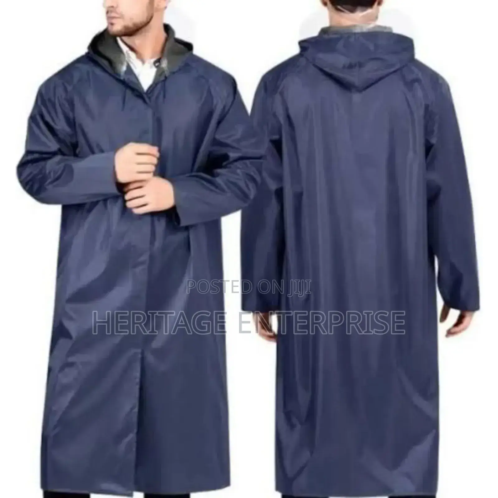 Unisex Heavy Duty Rain Coat With Lining
