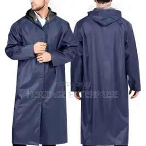 Unisex Heavy Duty Rain Coat With Lining