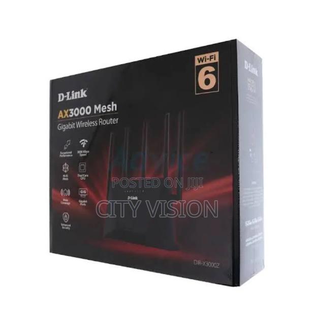 D-Link Ax3000 Mesh Gigabit Wifi 6 Router Dir-X3000z - thumbnail 2