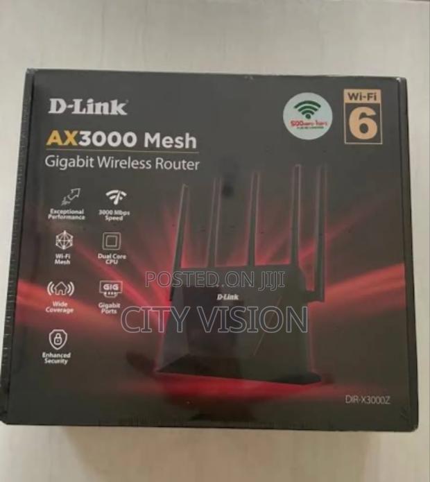 D-Link Ax3000 Mesh Gigabit Wifi 6 Router Dir-X3000z - main view