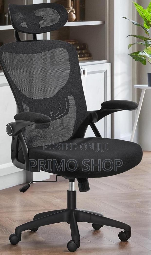 Office Chair; Lumbar-Enhanced Ergonomic Office Seating - main view