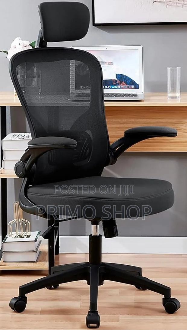 Office Chair; Lumbar-Enhanced Ergonomic Office Seating - thumbnail 4