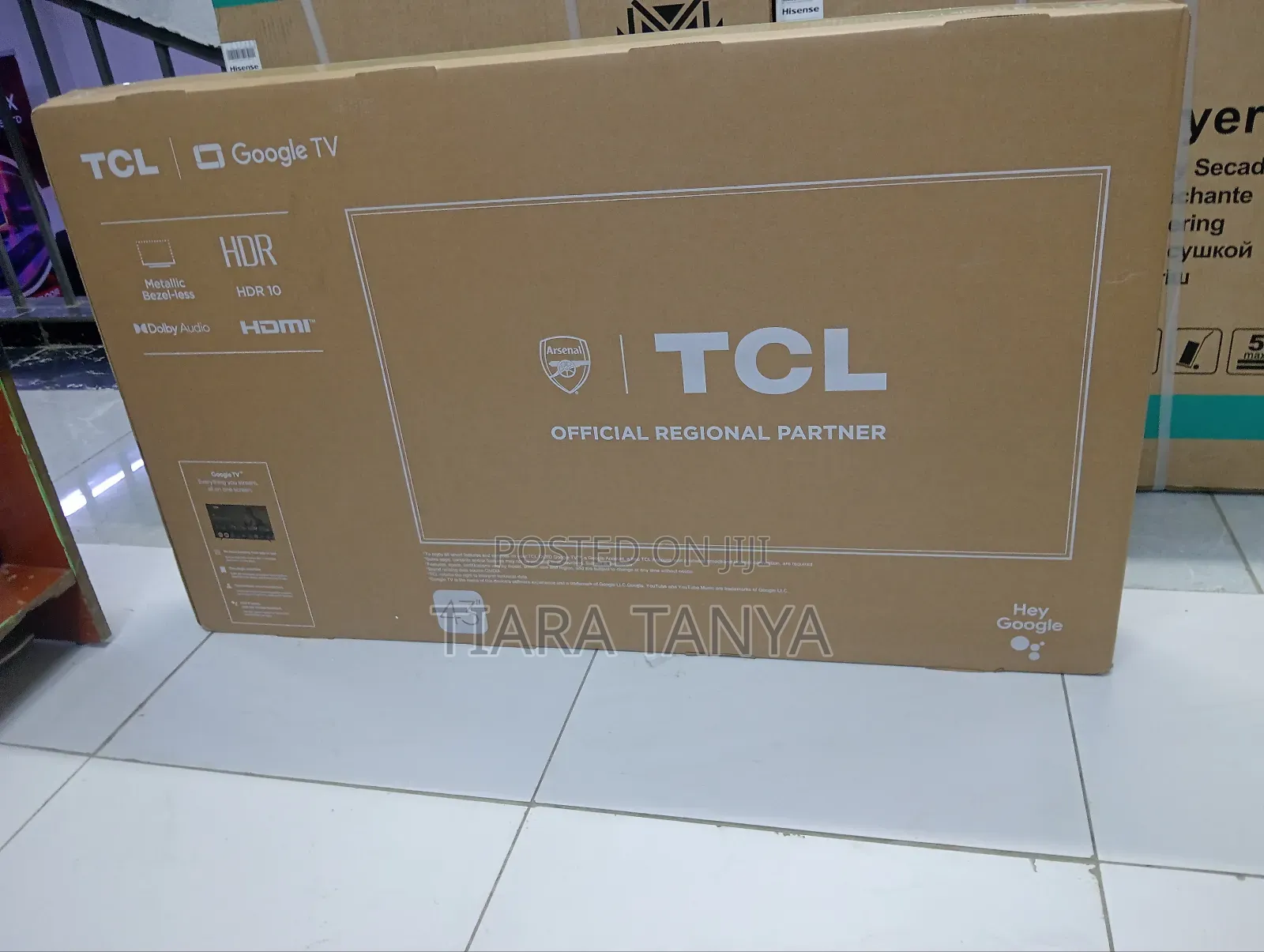 TCL 43" Qled Smart Tv 43sk Google Tv