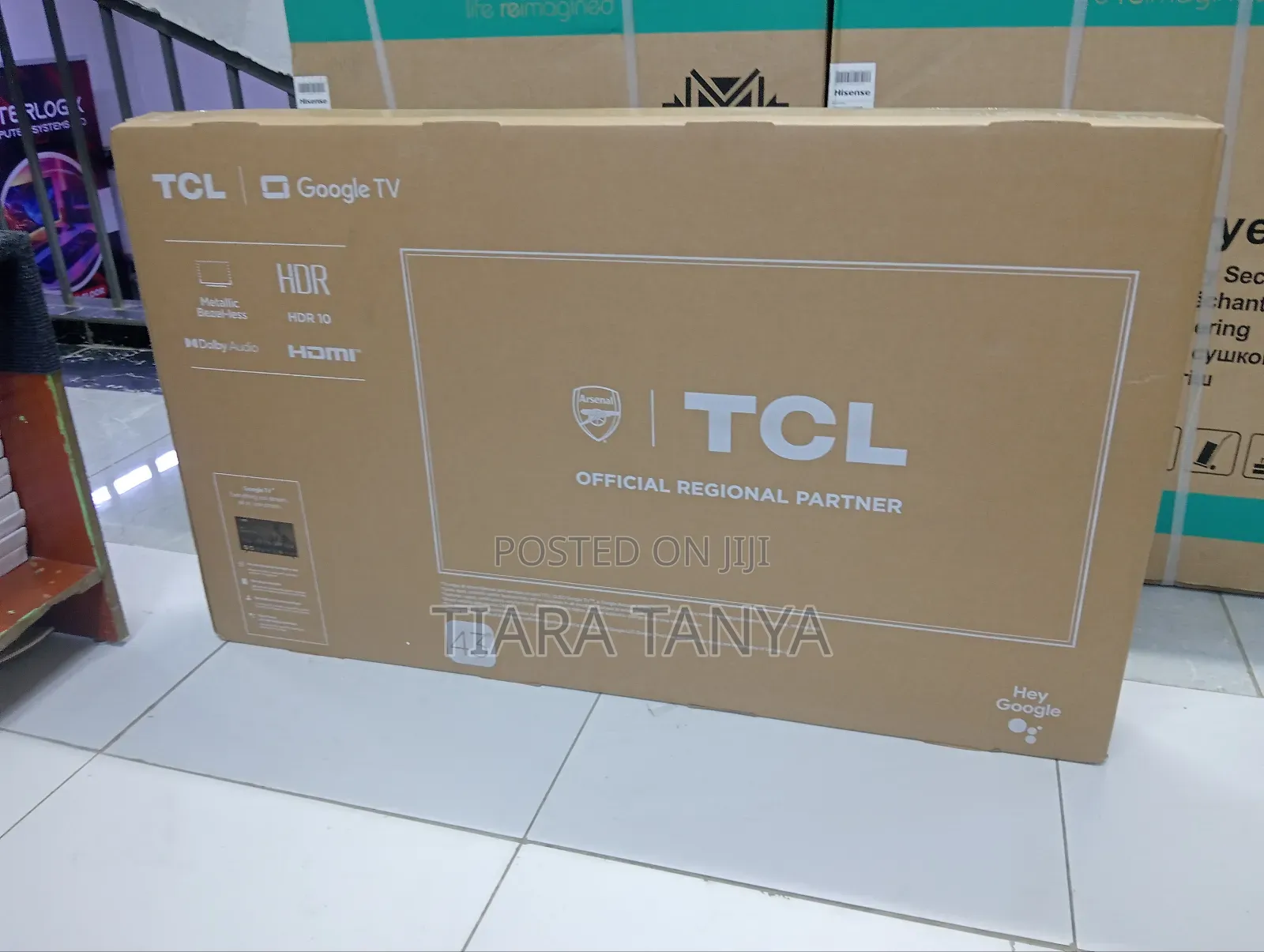 TCL 43" Qled Smart Tv 43sk Google Tv