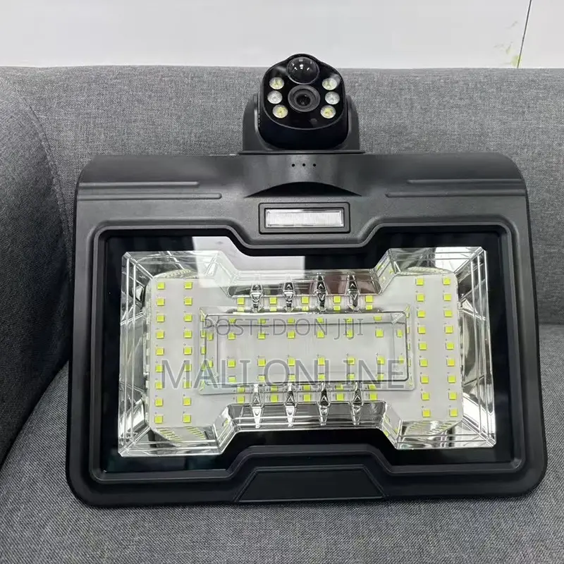 Solar-powered Led Street Flood Light With 4g Cctv Camera