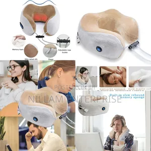 Portable Cervical Vertebra U-Shape Neck Pillow Massager