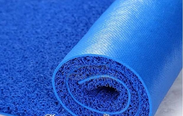Bright Blue PVC Coil Mats 1.2m