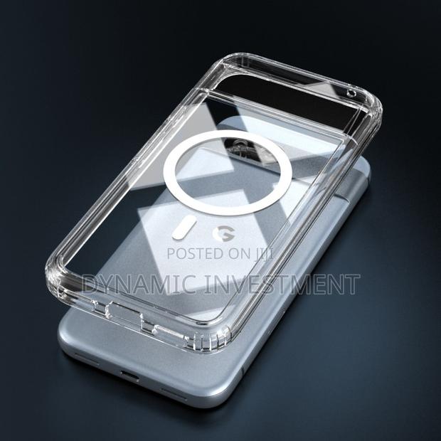 Google Pixel 8a Clear Magsafe Case Acrylic Pc Hybrid Cover