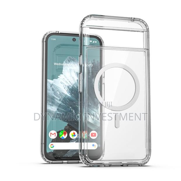 Google Pixel 8a Clear Magsafe Case Acrylic Pc Hybrid Cover - thumbnail 2