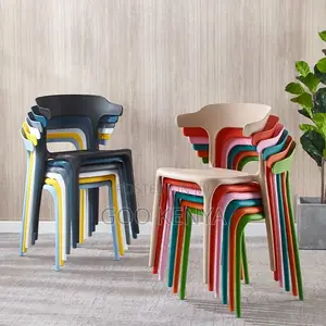 Home Chair ; Stackable Plastics Dining Chairs