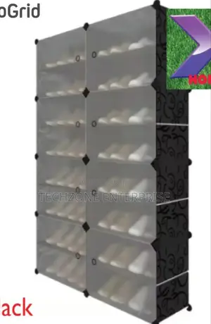 32 Pairs Shoe Rack Organizer With Cover 