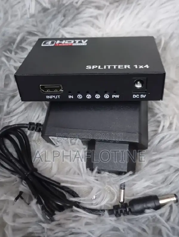 4 Ports 1x4 Full Hd 3d 1080p HDTV Splitter 1 /4 Out Splitter