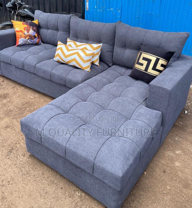 Dark Gray 6 Seater Sofa With Corners