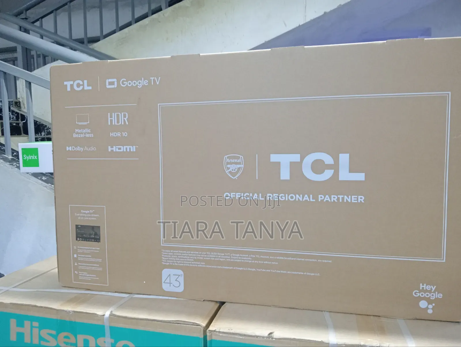 43" TCL Smart Qled TV S5k