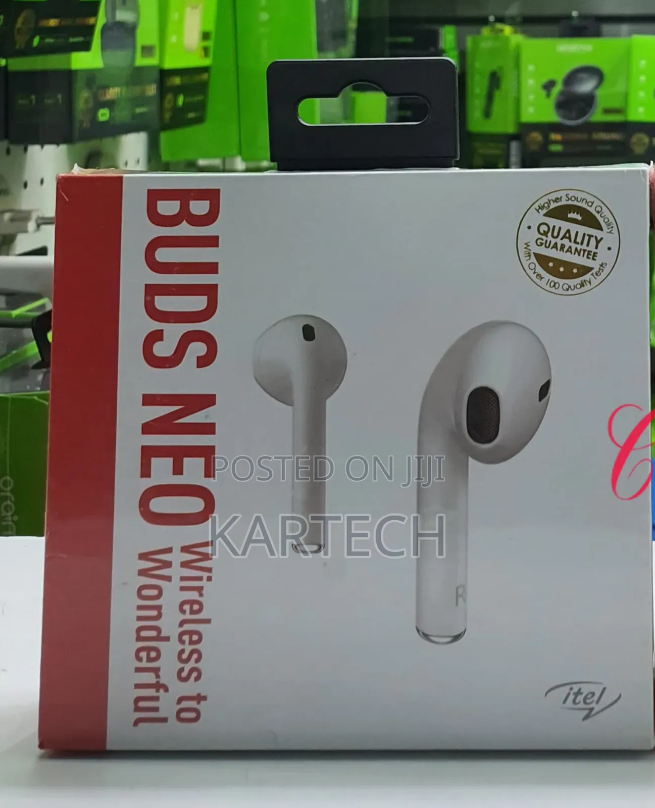 Itel Buds Neo True Wireless Stereo Earbuds Black White