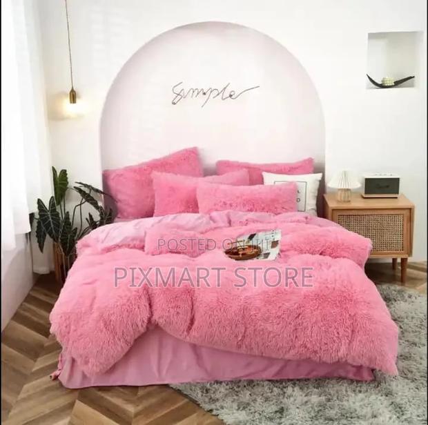 Luxury Fluffy Duvet + 4 Pillowcases Bedsheet - main view