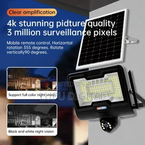 600 Watta Ai Solar Camera+ Lighting 2 In1
