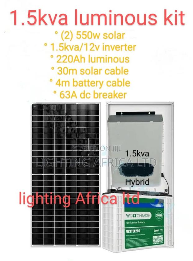 1.5kva Luminous Off-Grid System