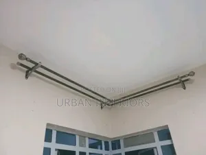 Juakali Curtain Rods Juakali Curtain Rods for Corner Window