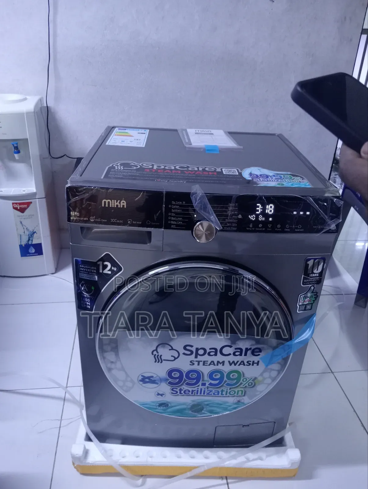 Mika 12kg Front Load Washing With Steam Wash Spa Care