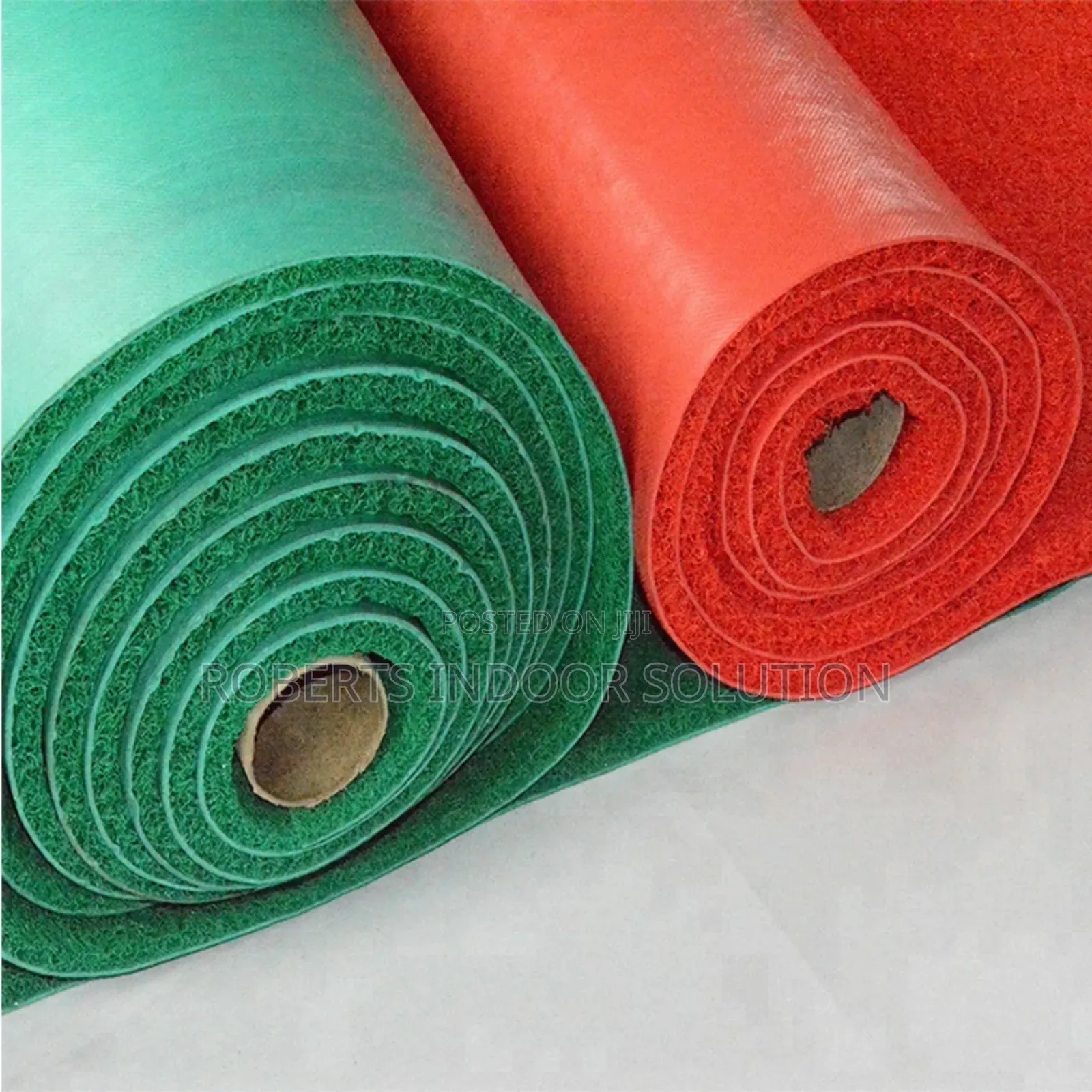 Vibrant Red Pvc Coil Mat – 1.2m Wide , Washable Entry Mat