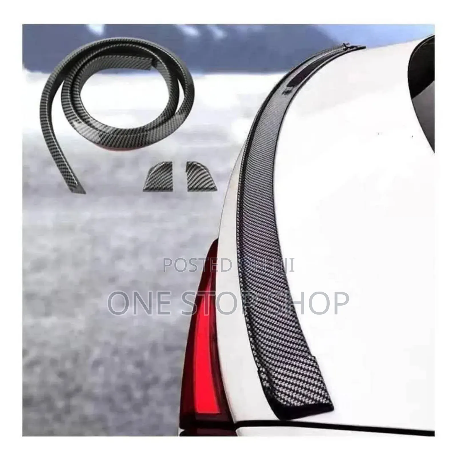 Carbon Finish Elastic Boot Spoiler