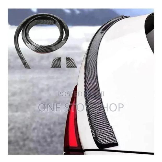 Carbon Finish Elastic Boot Spoiler - main view