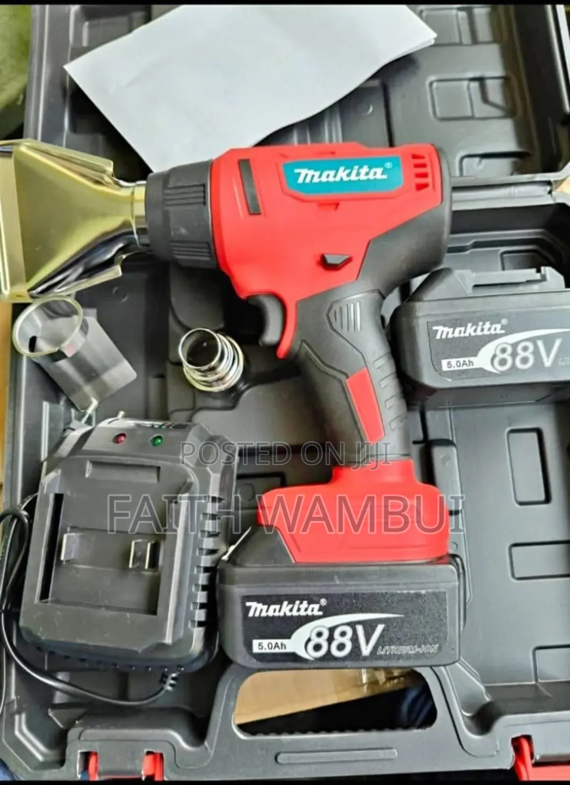 Cordless Makita Heat Gun/2 Batteries 88v Each