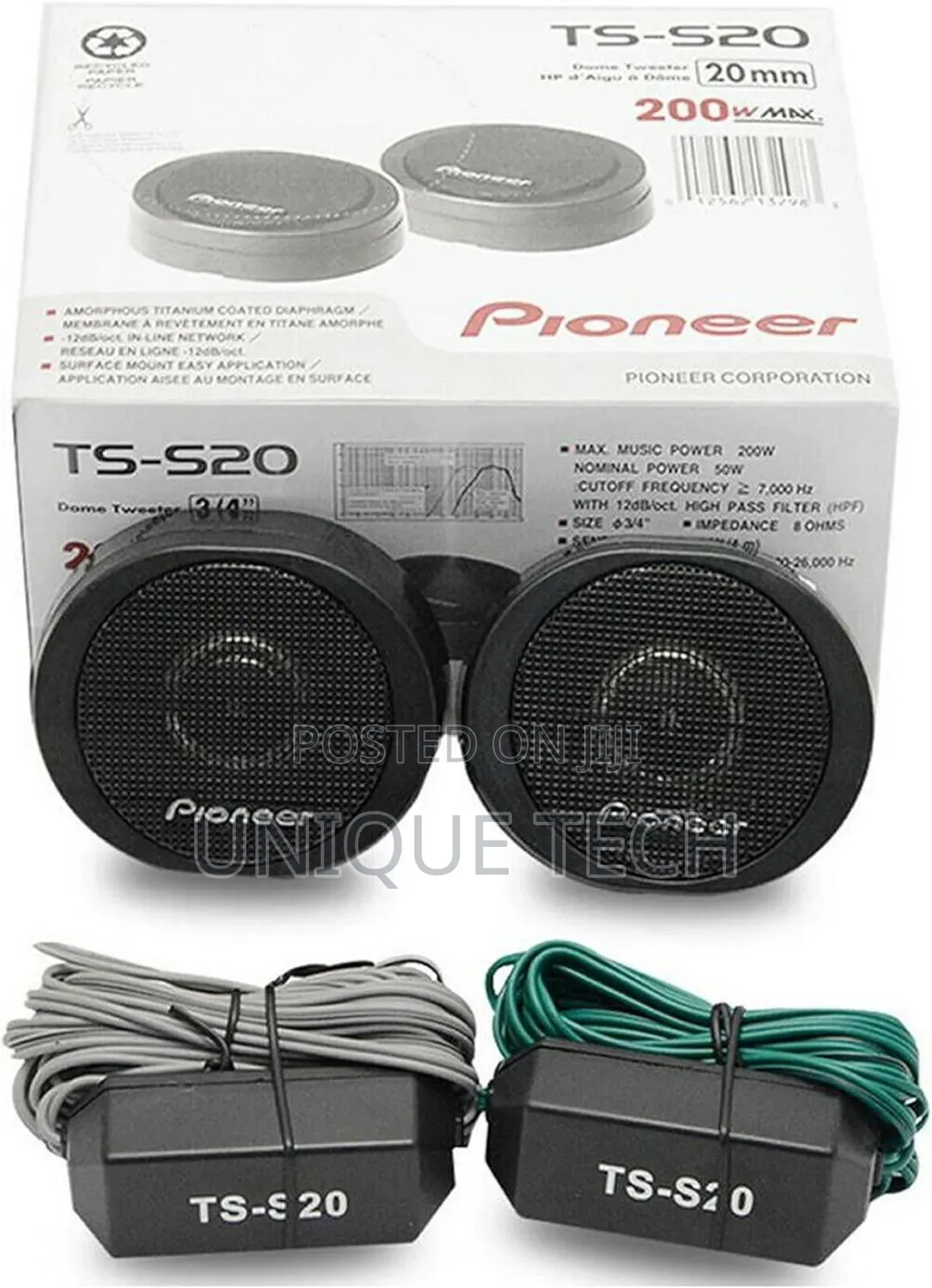 200w Pioneer Ts-S20 Tweeter Set – Loud Clear Audio