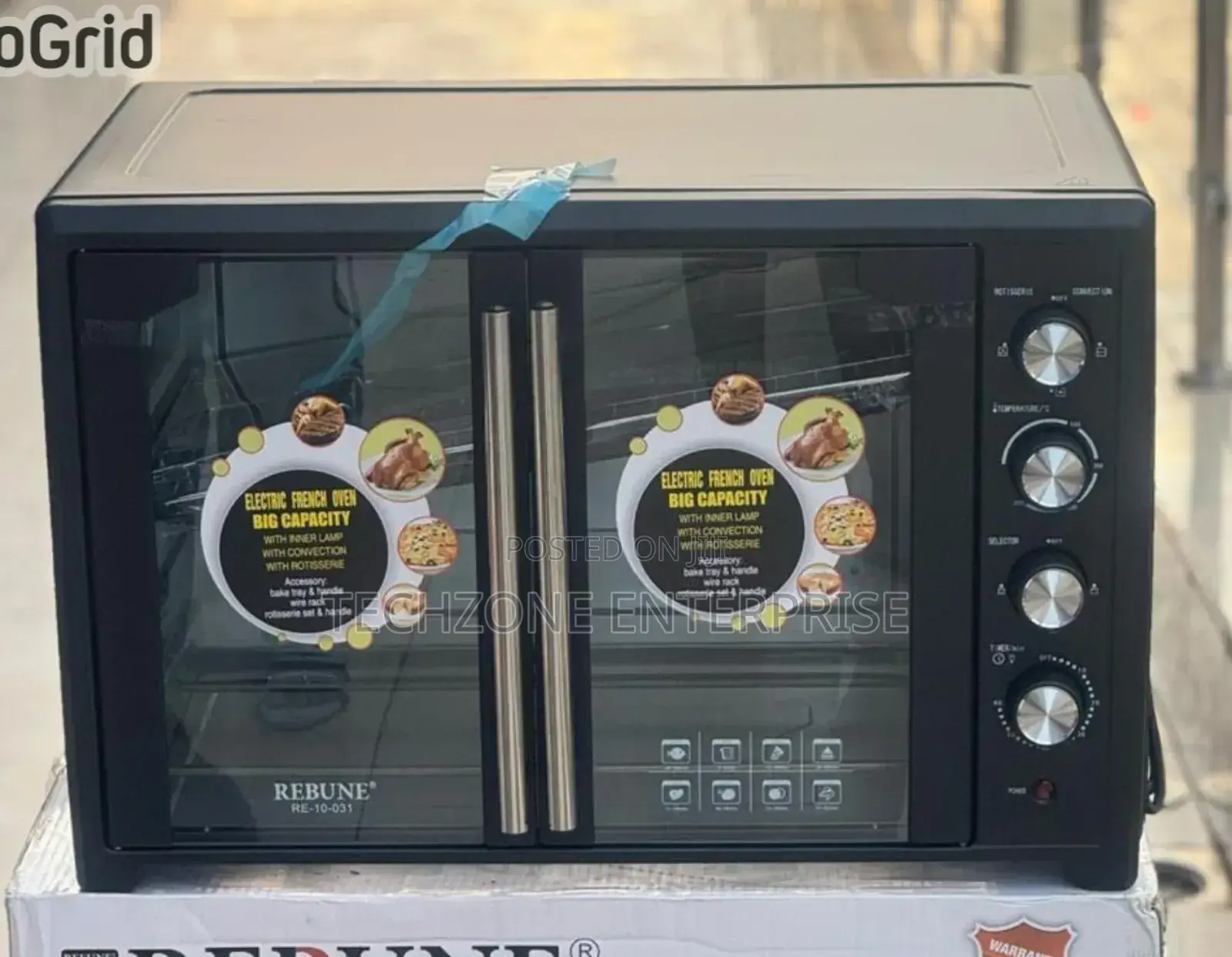 Oven - Rebune Re-10-031 75 Litres French Door Oven