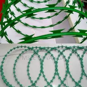Steel PVC-Coated Galvanized Razor Wire