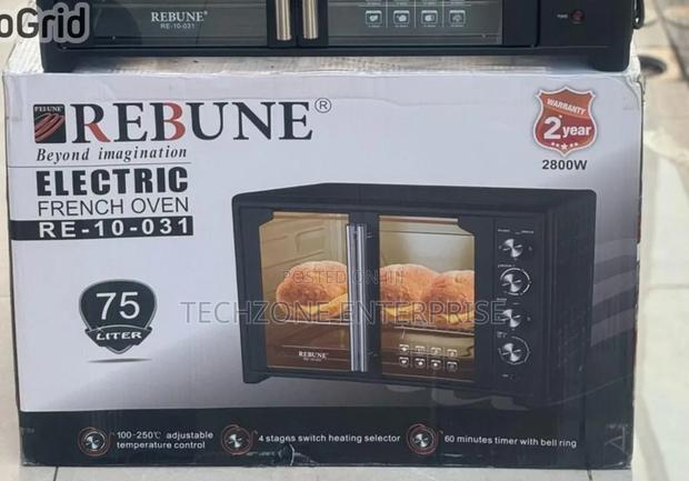 Rebune Re-10-031 75l French Door Oven With Timer