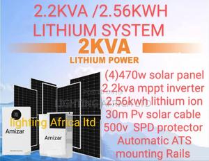 2.2kva Hybrid + 2.56kwh Lithium Ion Off-Grid System - thumbnail 2